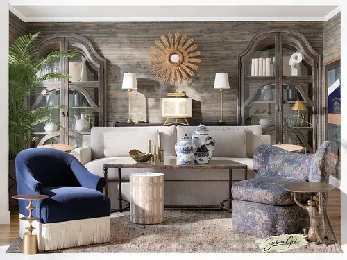Modern Trad Living Room