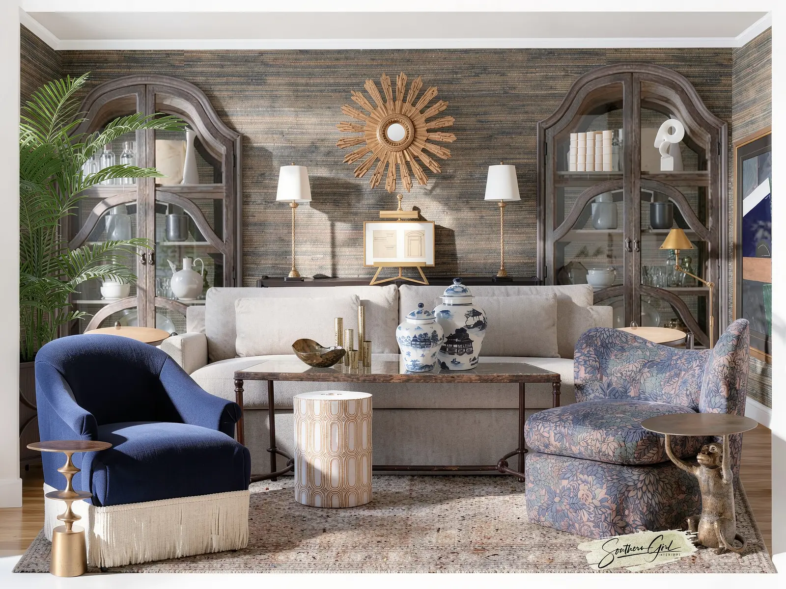 Modern Trad Living Room