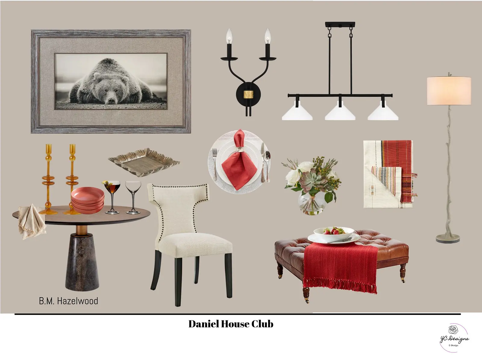 Daniel House Club Mood Board