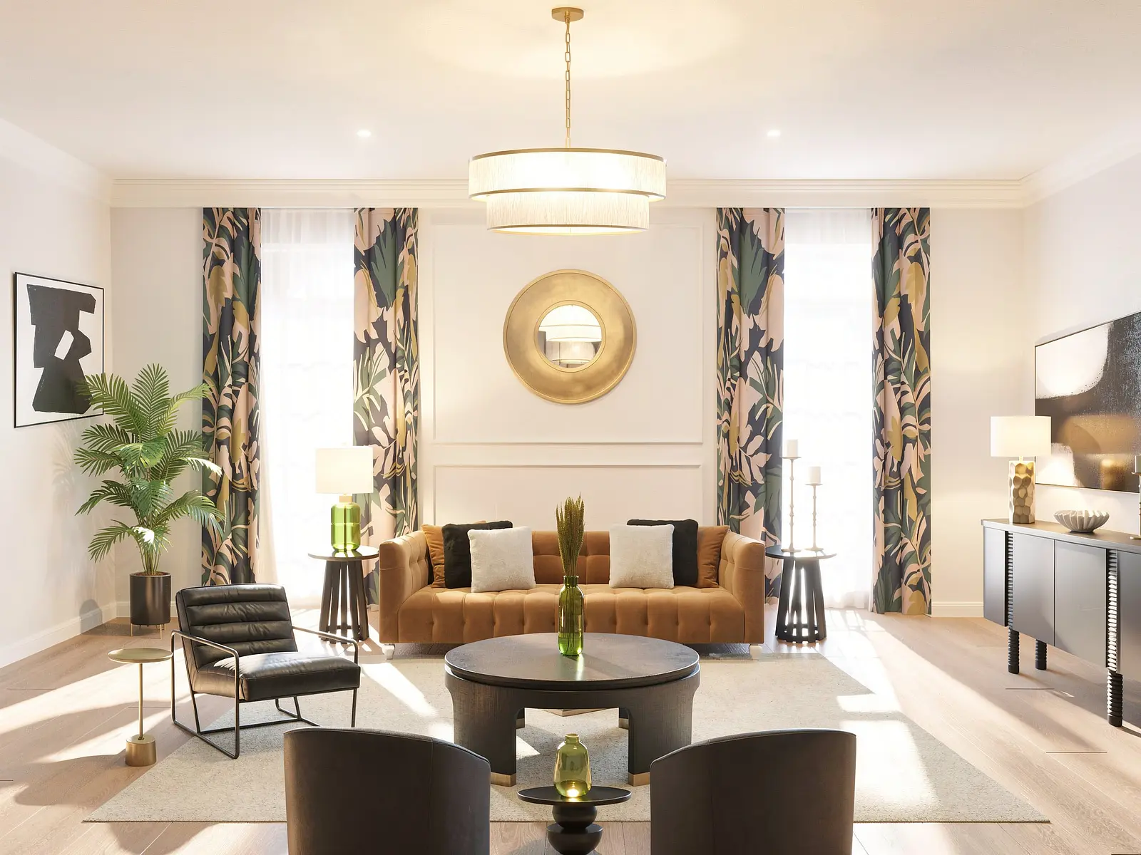 Living Room - Tropical Modern