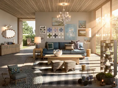 Spring at the Alpine Lakehouse : Elytra Design House