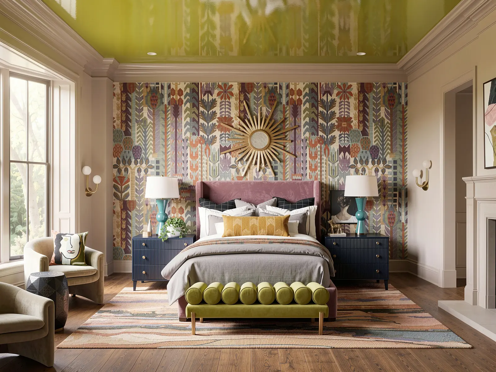 Bust Out of Boring ✌️ A Maximalist Primary Bedroom