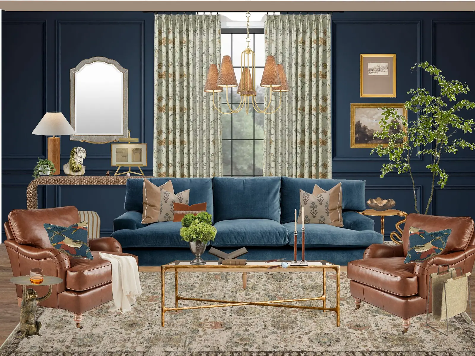 A Vintage Moody Escape - Mood Board